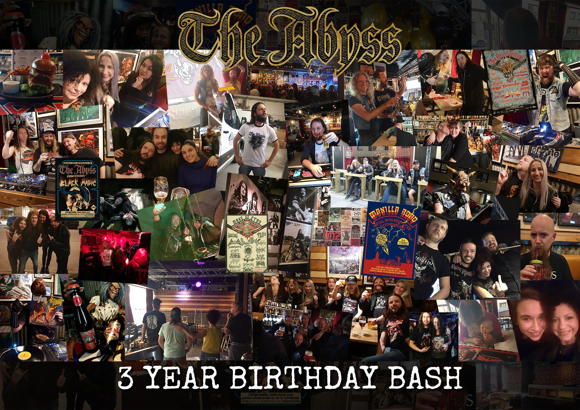 The Abyss 3 Year Birthday Bash - 1st August 2019