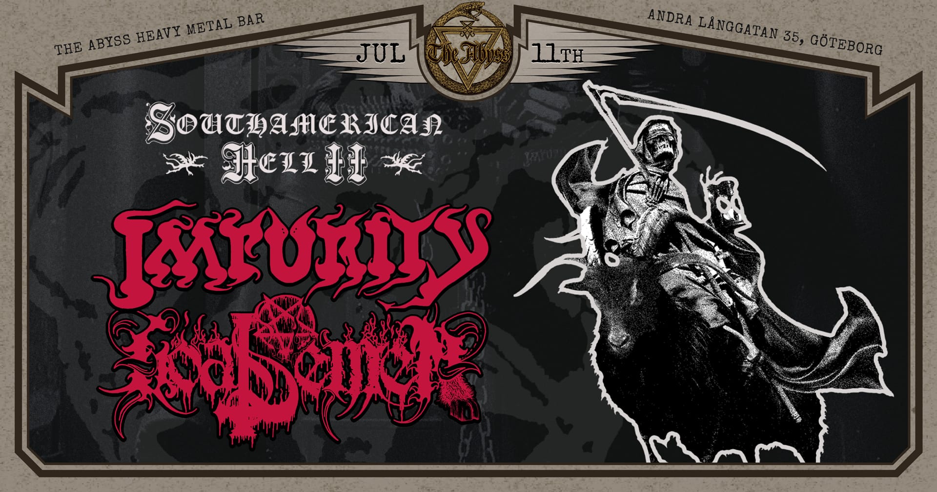 Impurity (BR) & Goat Semen » The Abyss Göteborg
