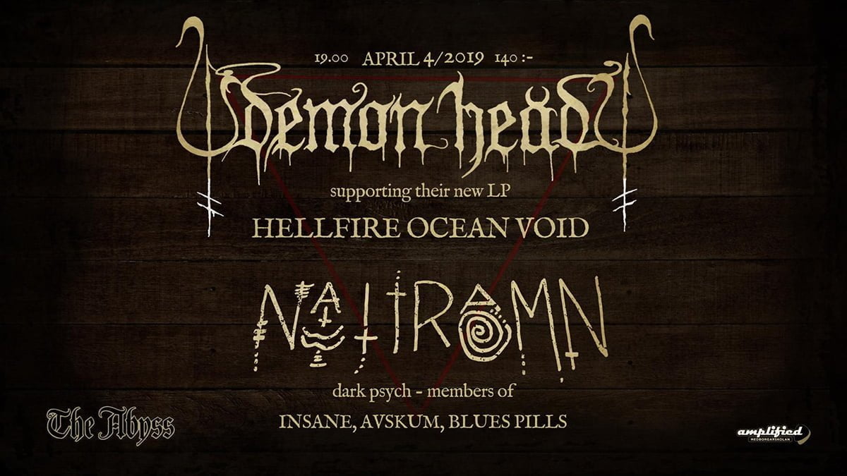 The Abyss - Demon Head + Nattramn - 4th April 2019