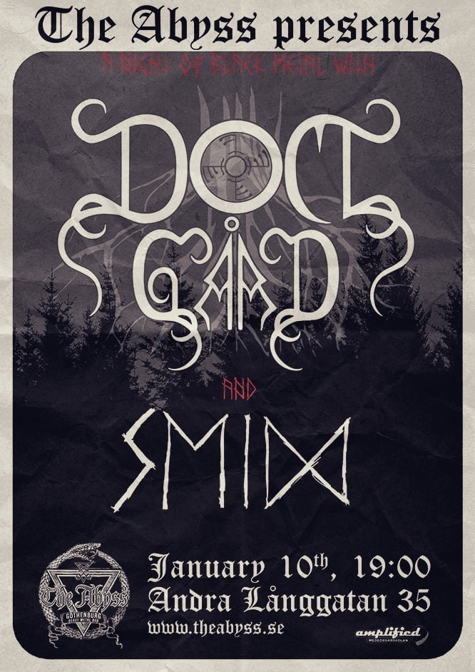 The Abyss - Domgård + Seid - Friday 10th January 2020