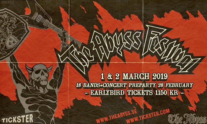 The Abyss Festival 2019 - Gothenburg - Early Bird ticket price