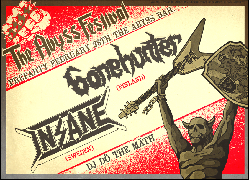 The Abyss Festival - Pre-Party - Bonehunter & Insane + DJ Dö The Mäth